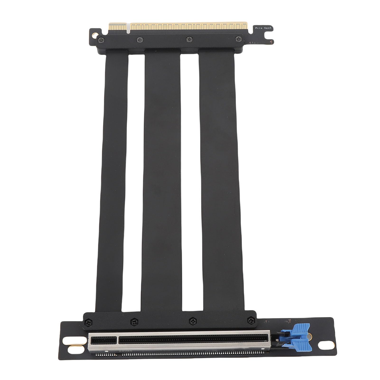 VBESTLIFE Kabel Pionowy PCIE 5.0, szybkość Transferu 128 GB/s, Kompatybilny RTX 4090 (TI), Kąt Prawej 90 Stopni, Przedłużacz GPU do Obudowy na PC, Serwery, Serwery (30cm)