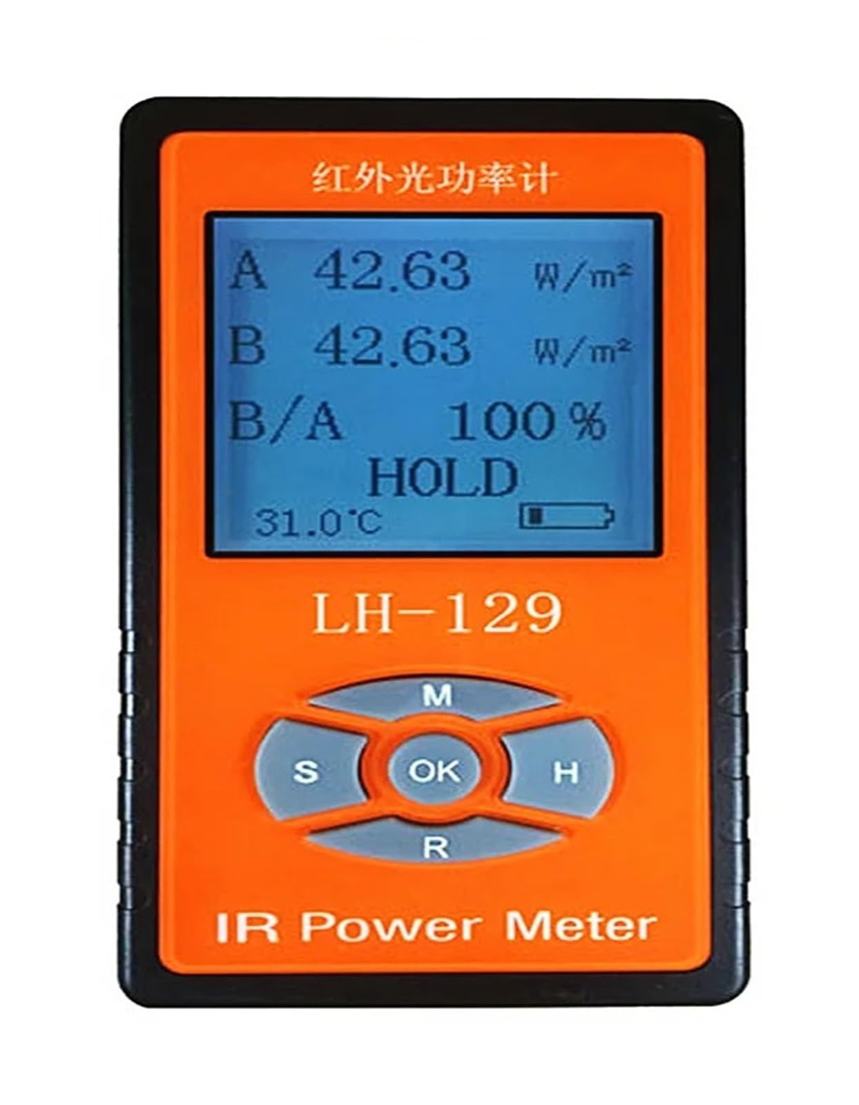Tint Meter, LH-129 LH-131 Infrared Light Irradiance Power Meter Tester, Radiometer LED Luminous Intensity Sunlight Meter,for Window(LH-131(760-1100nm))