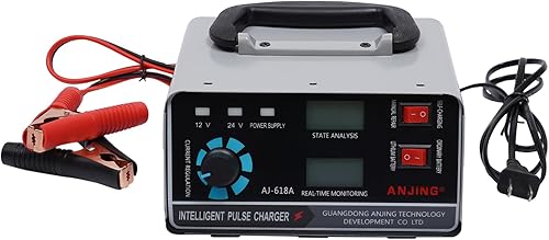 Miniatura 6 de Cargador de batería de coche automático, 12V24V 30A 400W Reparación automática de pulsos Trickle Smart para motocicletas, furgonetas y camiones