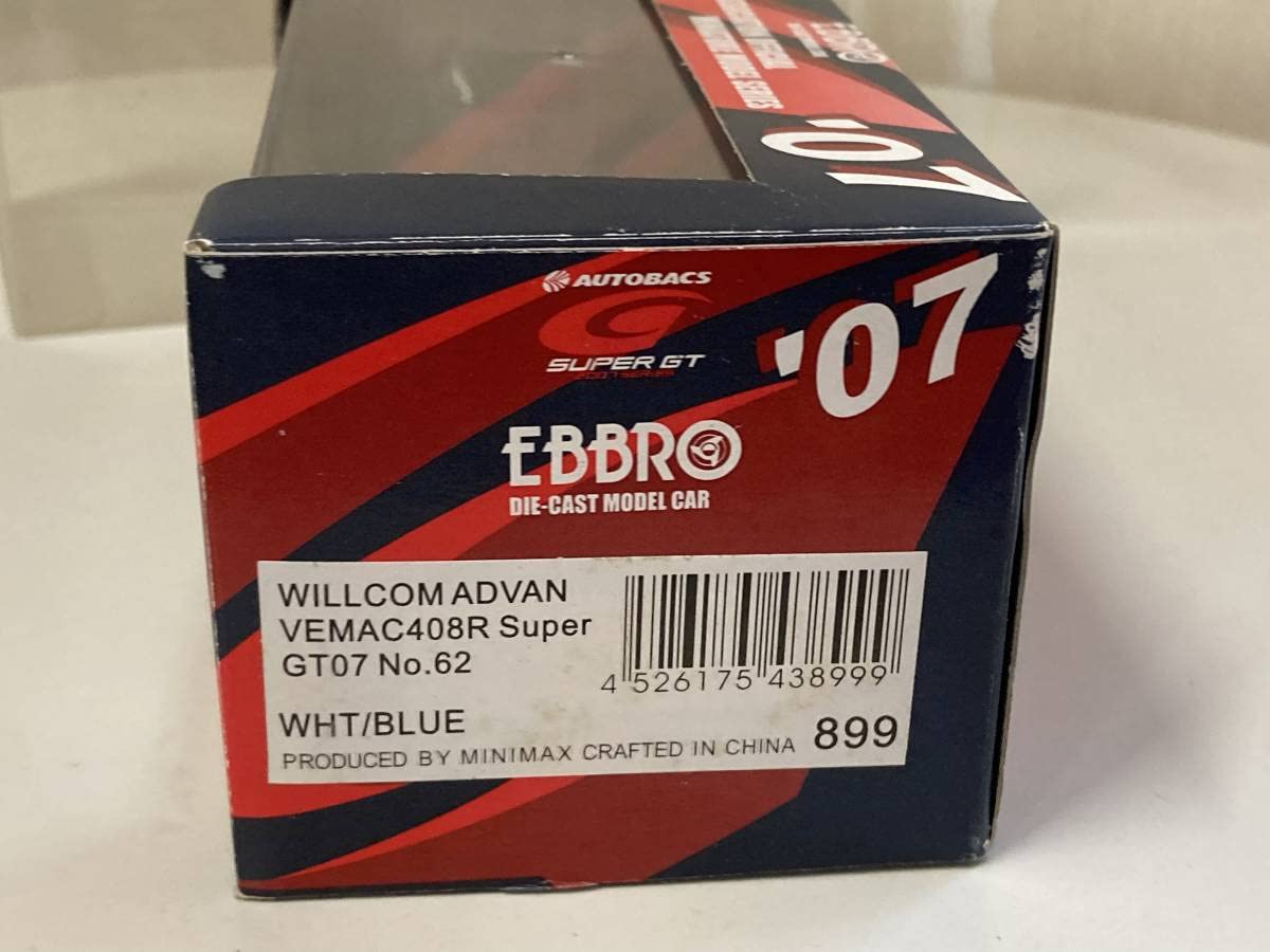 Amazon | エブロ EBBRO 1/43 2007 GT300 WILLCOM ウィルコム アドバン