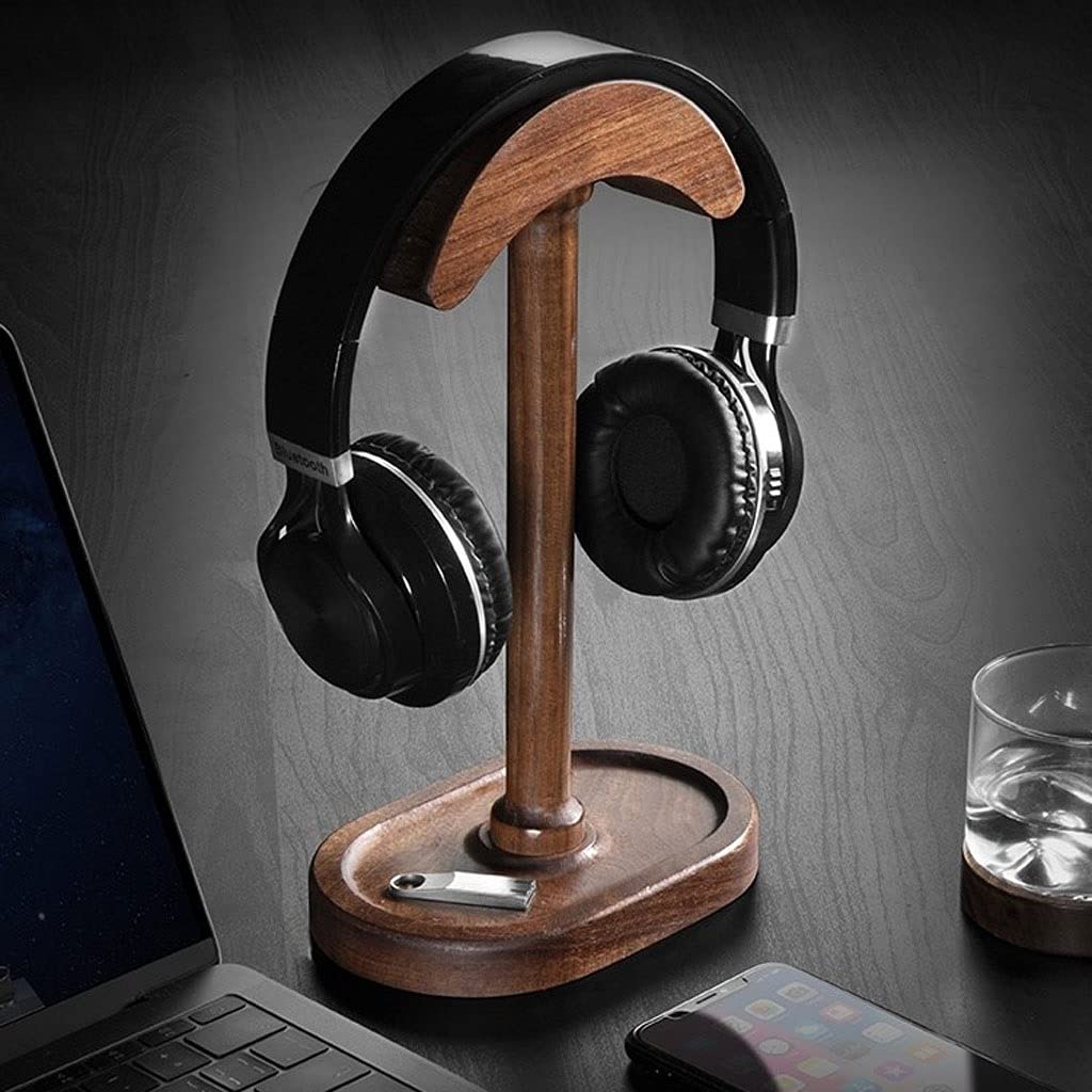 Soporte para Auriculares Auriculares curvados Escritorio Vertical Auricular Soporte Mesa Accesorios Auriculares Multifunción Auriculares Portífagos 10,62 pulgadas de altura Soporte de Cascos Gaming