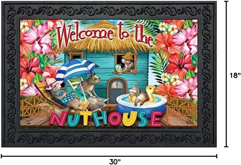 Briarwood Lane Summer Nuthouse Humor Doormat