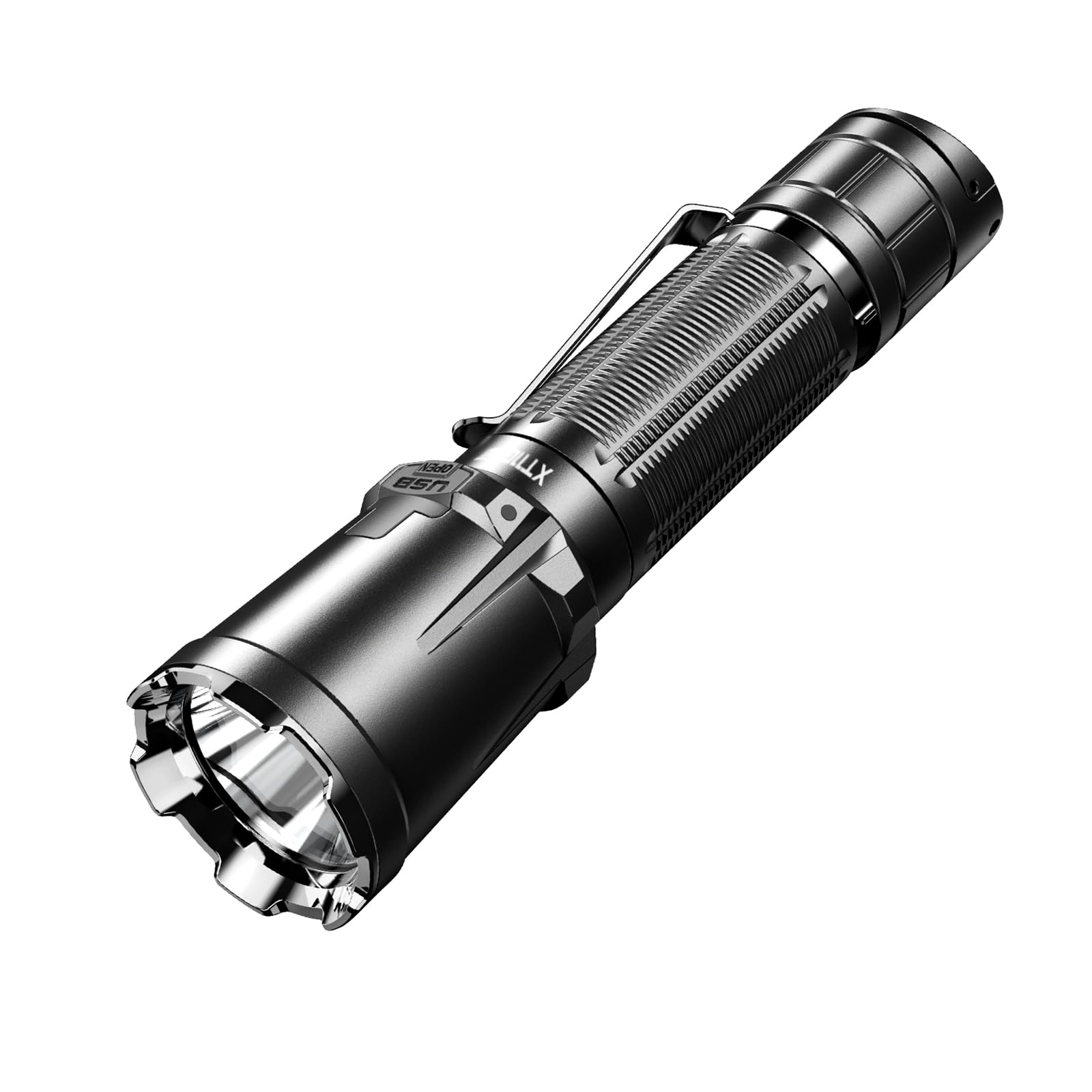 klarus XT11GT Pro 3300 lúmenes recargable LED linterna, linterna táctica superbrillante potente para camping, senderismo y emergencias