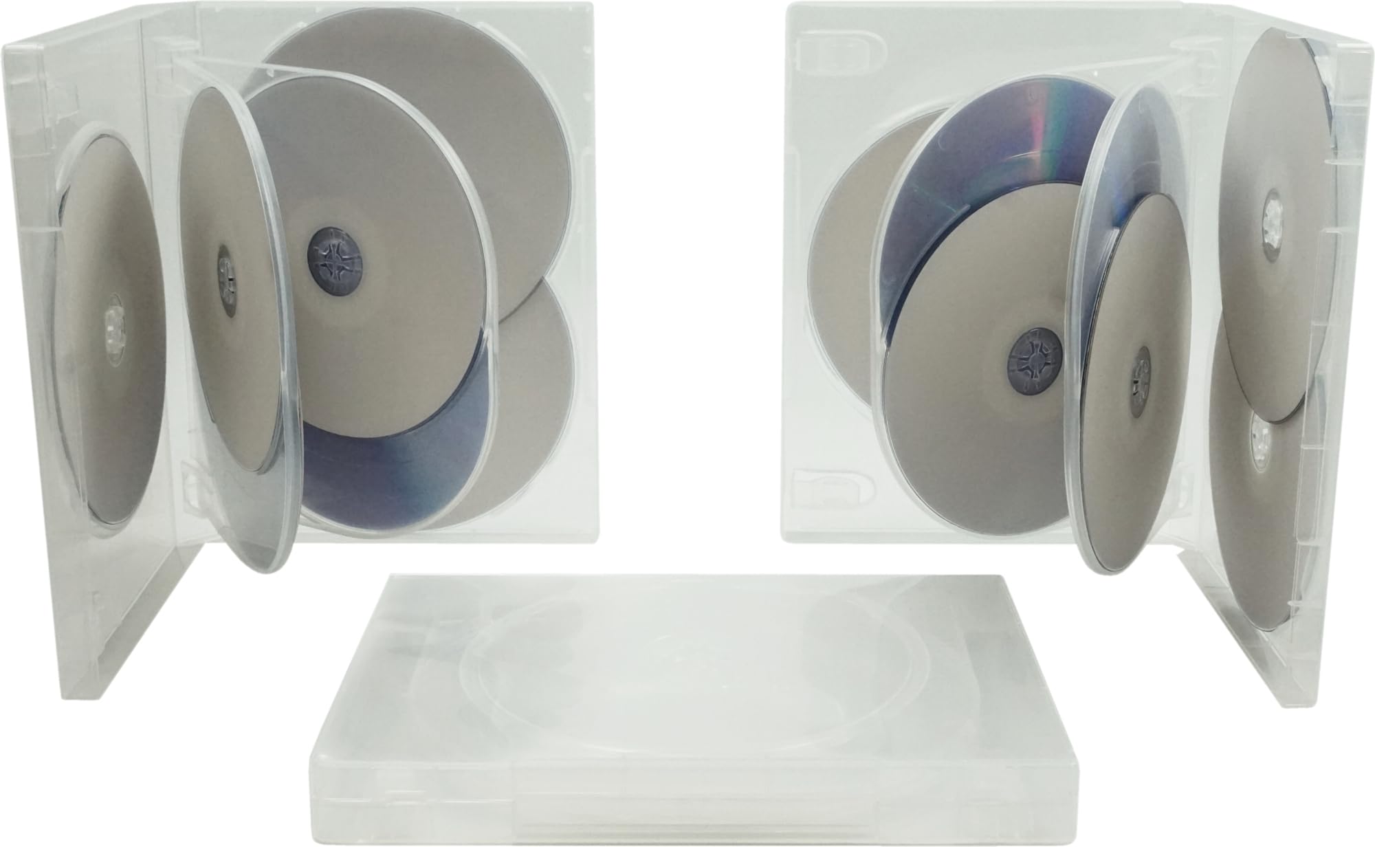 Amazon.com: (1) Clear 7 Disc DVD Empty Replacement Boxes with Wrap