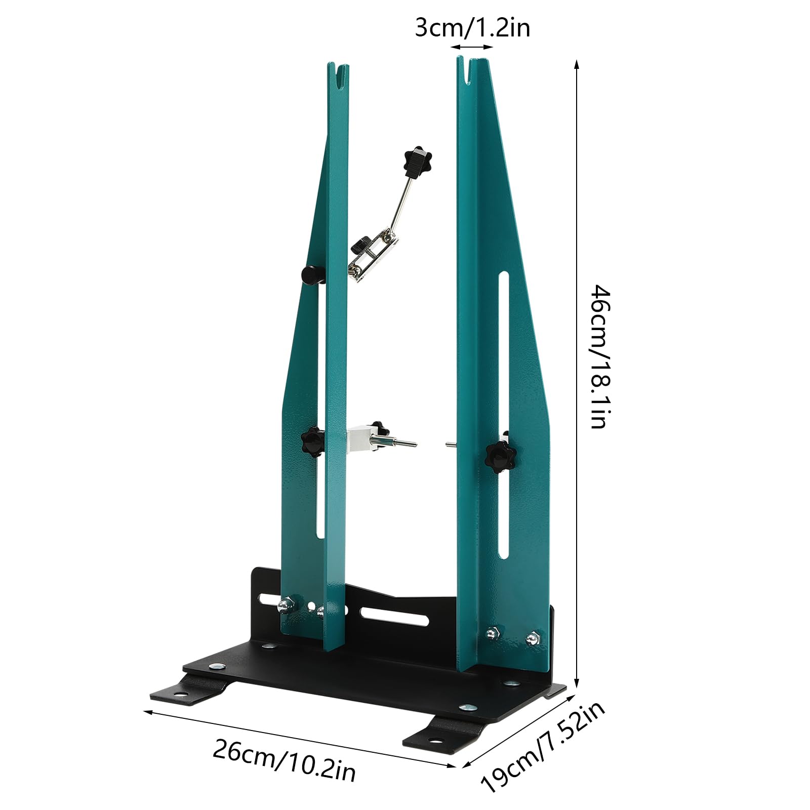 EurHomePlus Wheel Truing Stand - Professional Bicycle Wheel Maintenance, Removable Multi-Function Bicycle Wheel Alignment Repair Tool, for 16-27.5 inches Mountain Bike Wheelsets