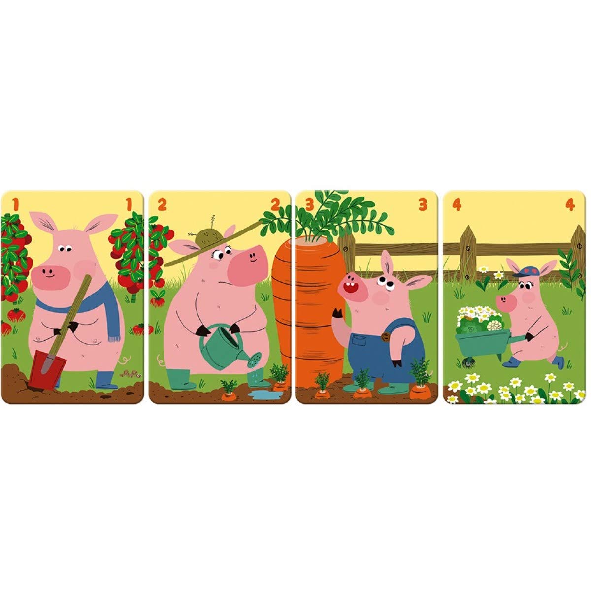 Janod J02756 "Happy Families Family Farm" Game, Multicolor - Image 4