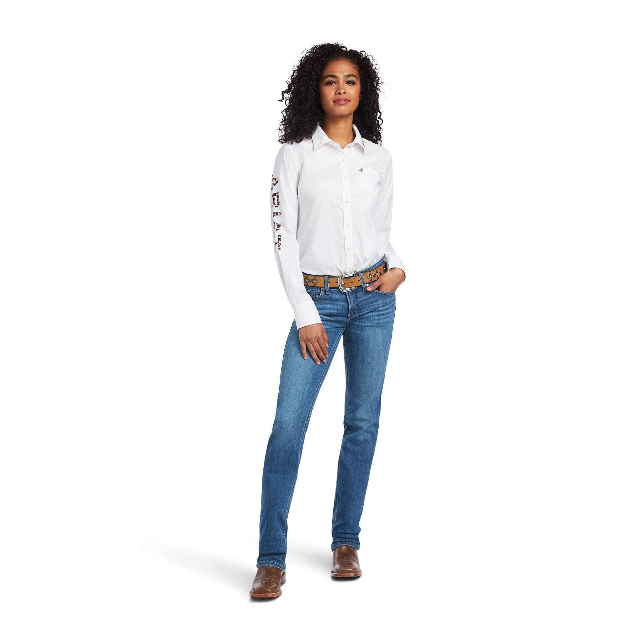 Ariat Maglia Team Kirby Stretch Camicia Donna (Pacco da 1)