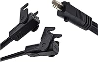 Vista 9 de Cable de alimentación universal para silla reclinable, adaptador de corriente de 2 pines con cable de extensión para silla elevadora, sofá