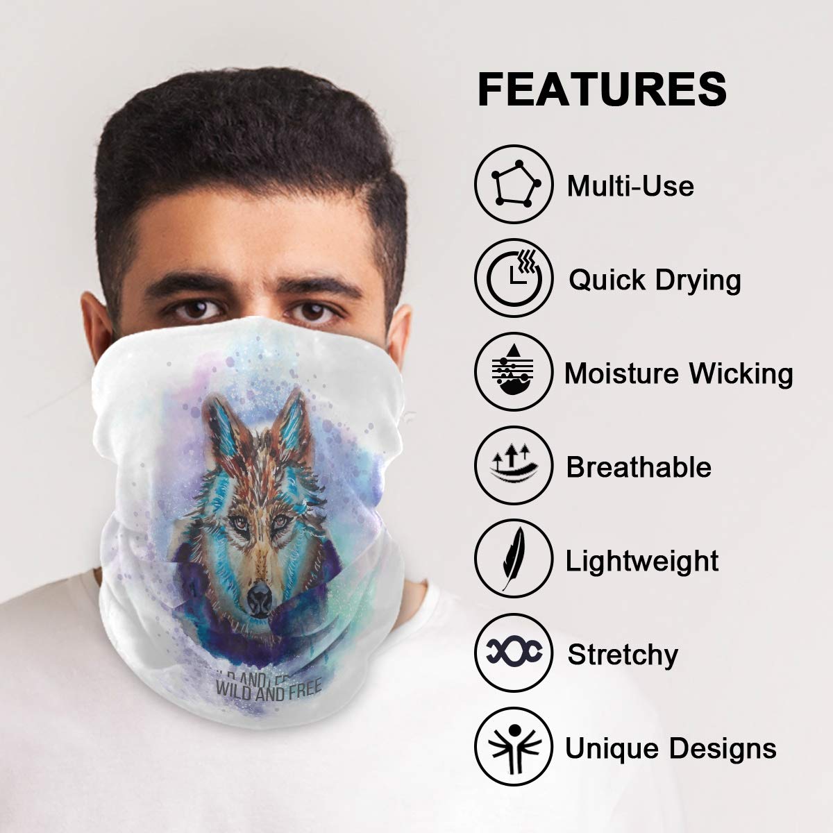 ReesEt Modello Margherita, Bandana Ghetta Per Il Collo