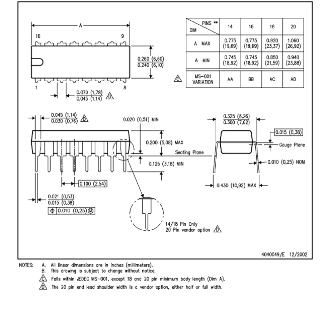 10 pezzi CD4017BE CD4017 4017 CMOS 10 Uscita decodificata Contatore Divisore Logica IC 3V a 15V, DIP-16.