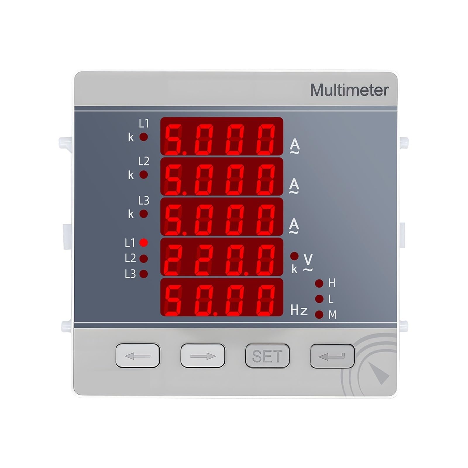 Dreiphasiges Volt-Strom-Frequenz-Funktionsmessgerät 3P4L