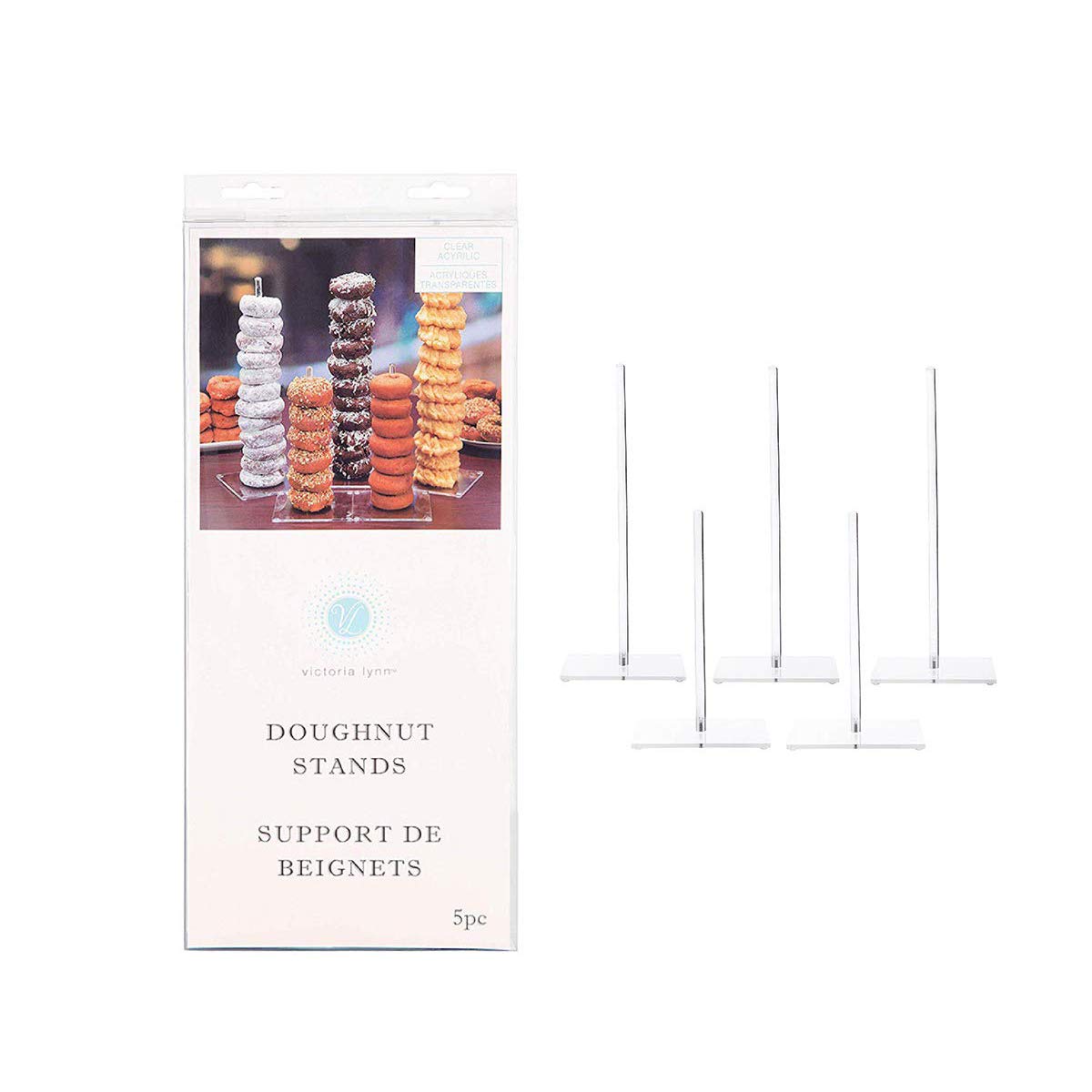 Darice Victoria Lynn Clear 5 Piece Set with Two 10” and Three 15 Disp | amzdealz