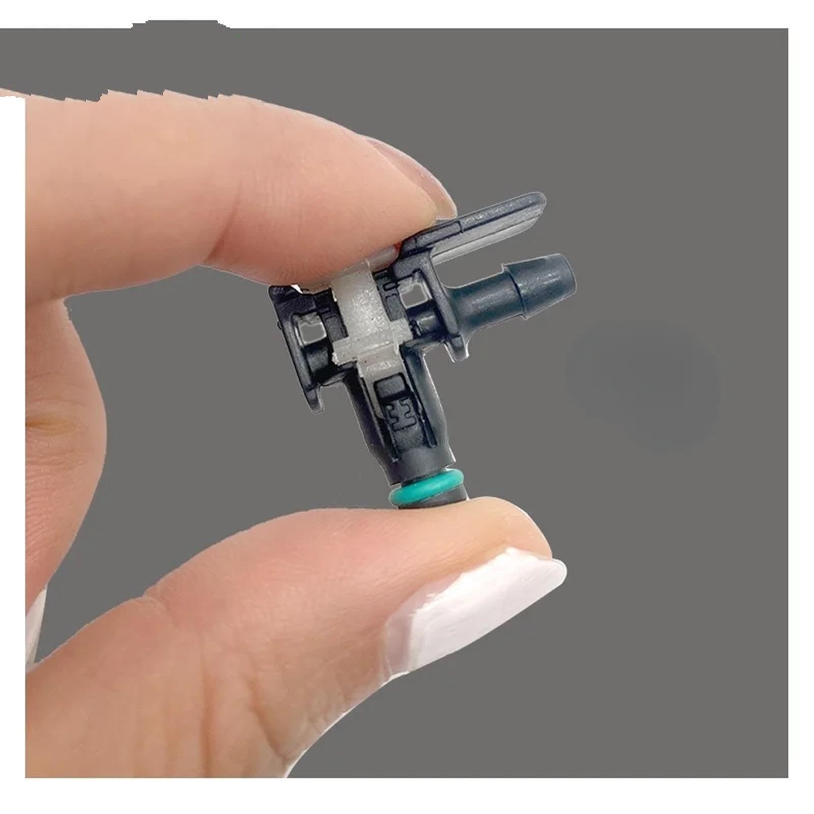 10 adaptadores de unión de tubería de combustible para automóvil, inyector Compatible con Bosch, conector rápido de retorno bidireccional de tres vías inyectores Inyector de Combustible(THREE WAYS)