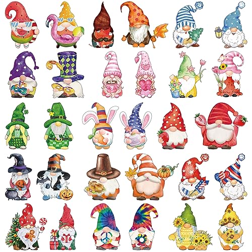 Set de 30 imanes decorativos para refrigerador variadas temáticas miniatura 1