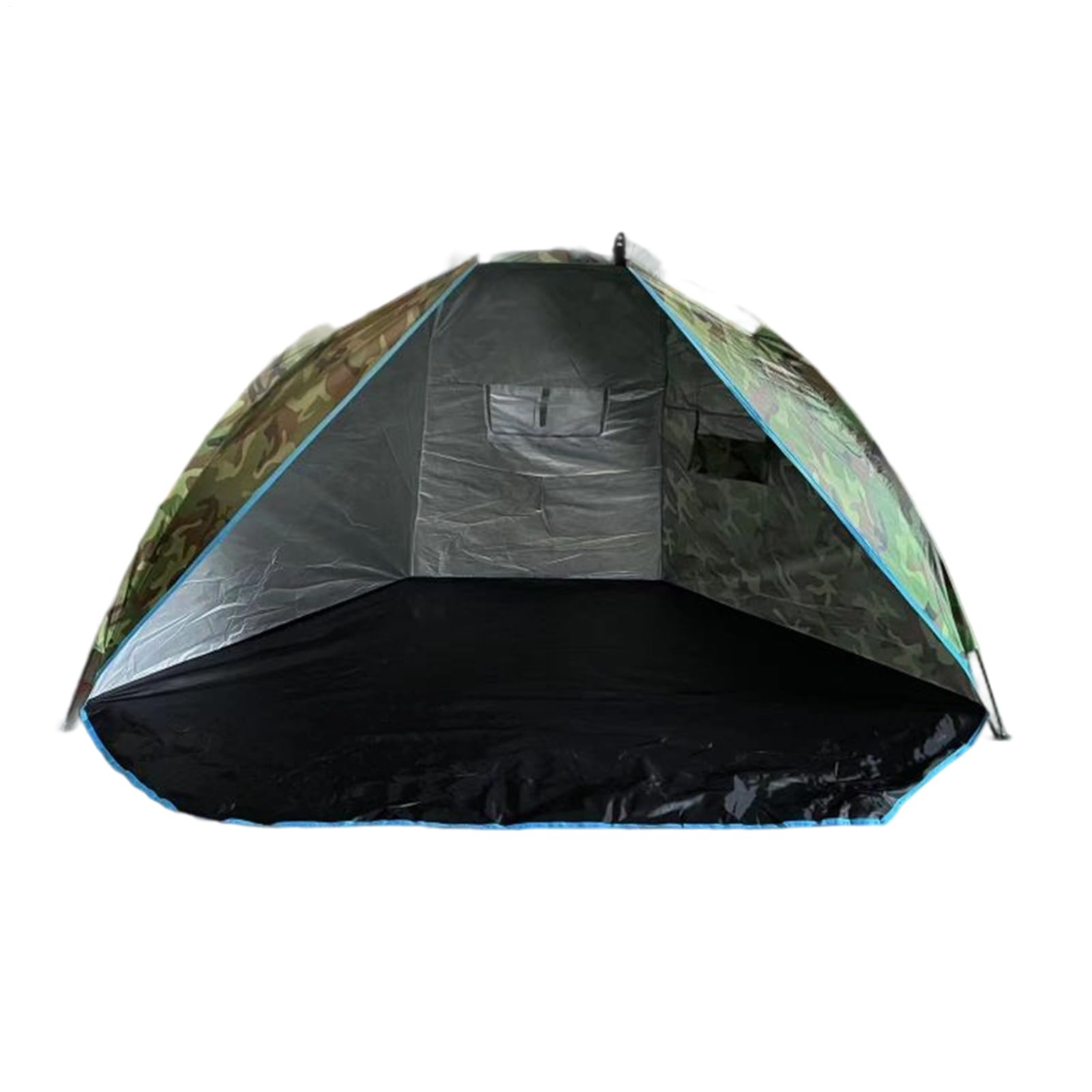 Pare-soleil de plage imperméable - Auvent de protection solaire avec clous - 220 x 120 x 120 cm - Abri de pêche pour voyage, sable, jardin, randonnée, pique-nique, lac, festival, arrière-cour