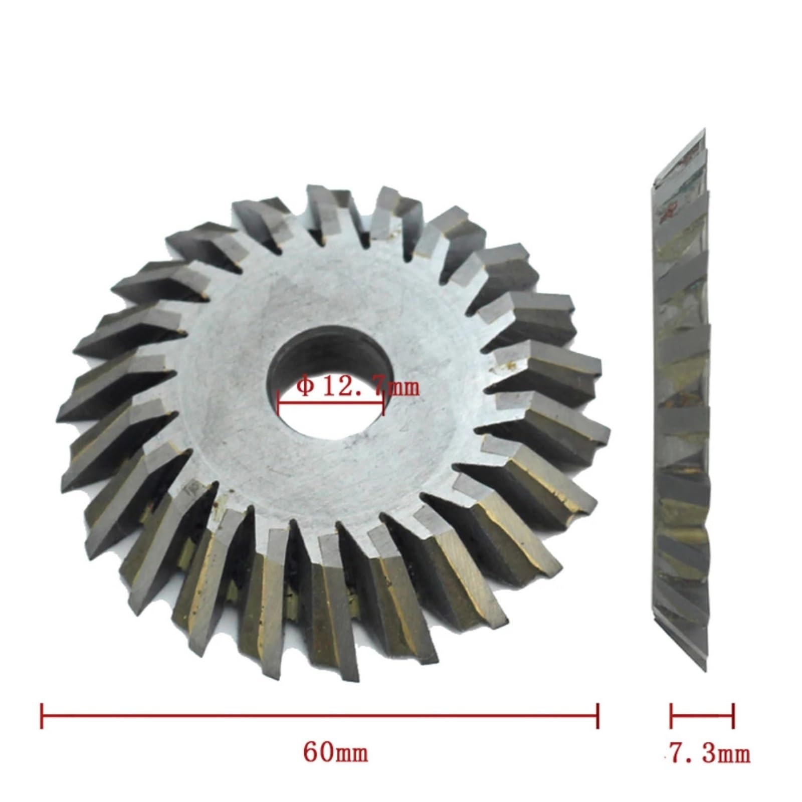 Brzeszczot do cięcia metalu 1PC spawany węglik wolframu nóż do cięcia kluczy brzeszczot 60 * 7.3 * 12.7mm*22T mini piła tarczowa narzędzie wielofunkcyjne oscylacyjne