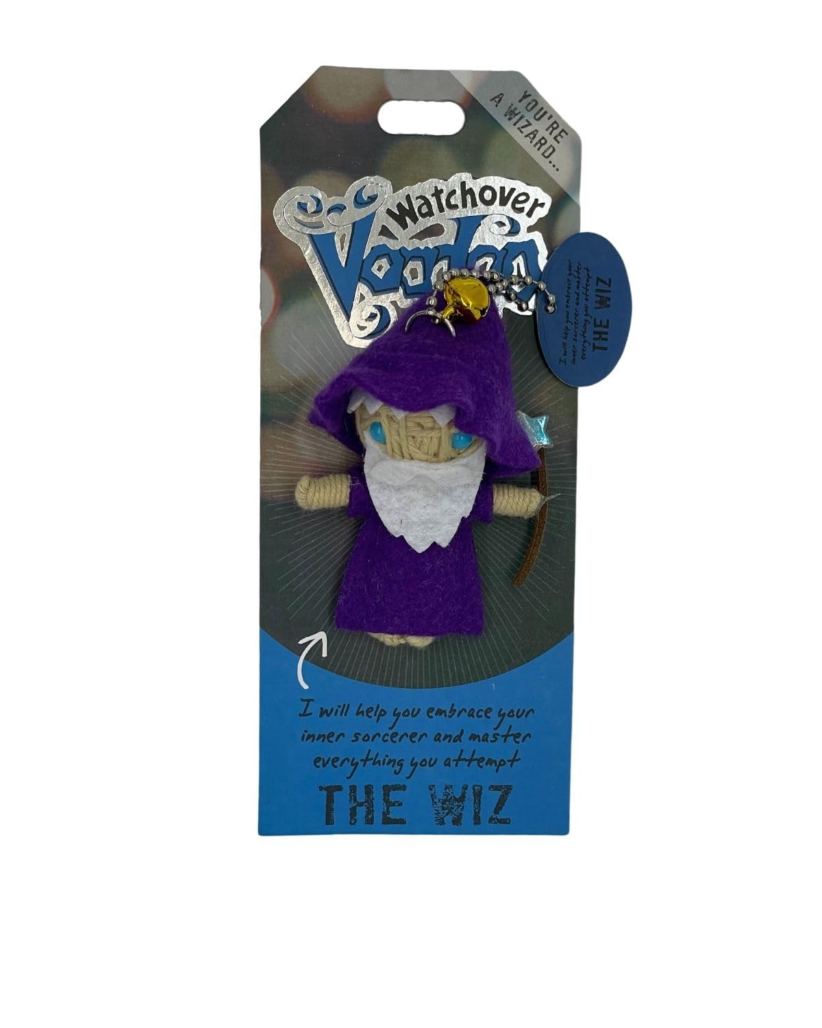 3-Inch The Wiz Keychain - Handcrafted Gift to Bring Good Luck and Positivity Everywhere You Go