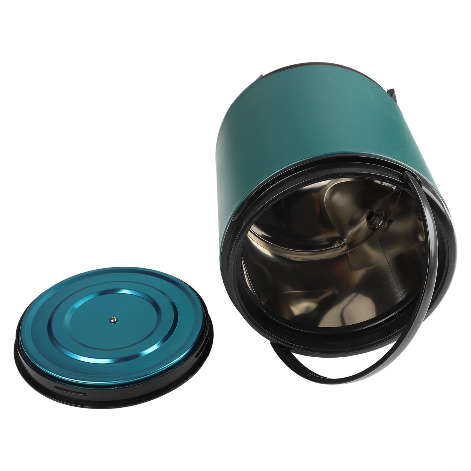 Eawfgtuw Récipient isotherme à double paroi avec robinet facile à verser - Distributeur de boissons froides et chaudes - Serveur de grande capacité pour activités de plein air et camping (6 L, vert)