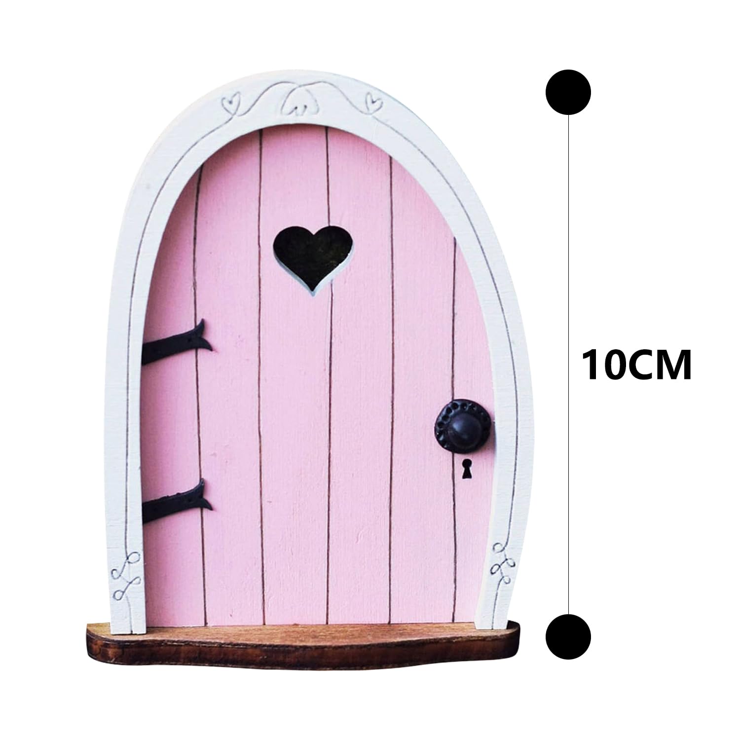 JNAWA Fairy Door Miniature World Garden Fairy Door Decoration Magical Garden Outdoor Decor Accessories for Yard Art Sculpture Mystical Fairy Tree - Image 2