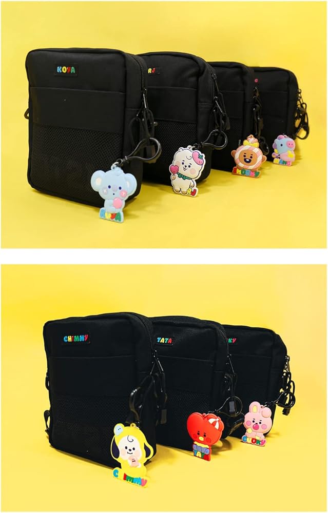 Amazon | ソロモン商事 BT21 黒モバイルバッグ (TATA) MOBILE