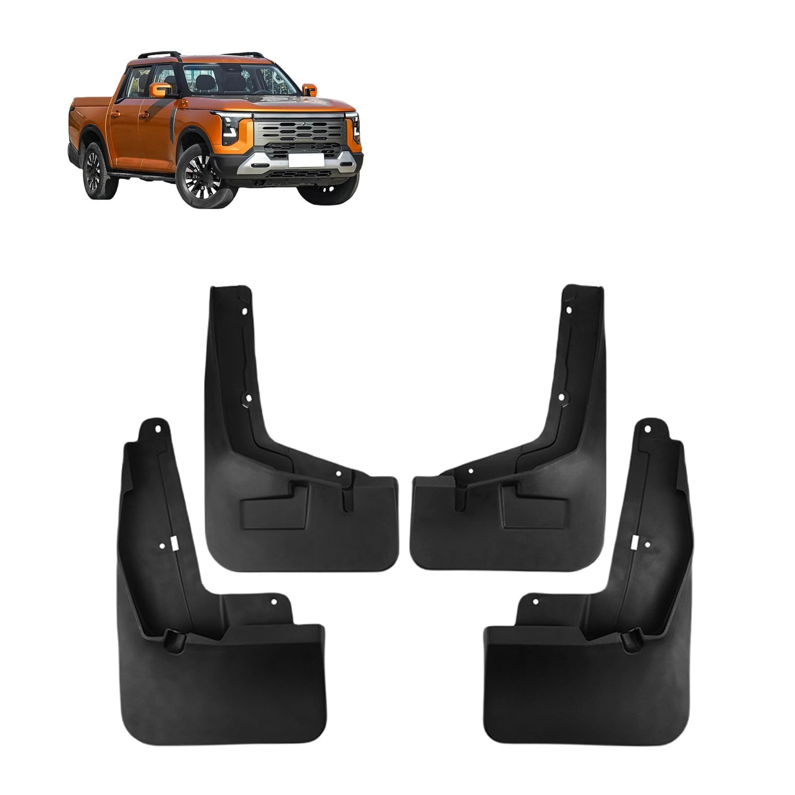 NYSLDSCO 4Pcs Premium Mud Flaps for Nissan Z9 2025 Front and Rear Splash Guards Durable Mudguards Protection Against Road Debris