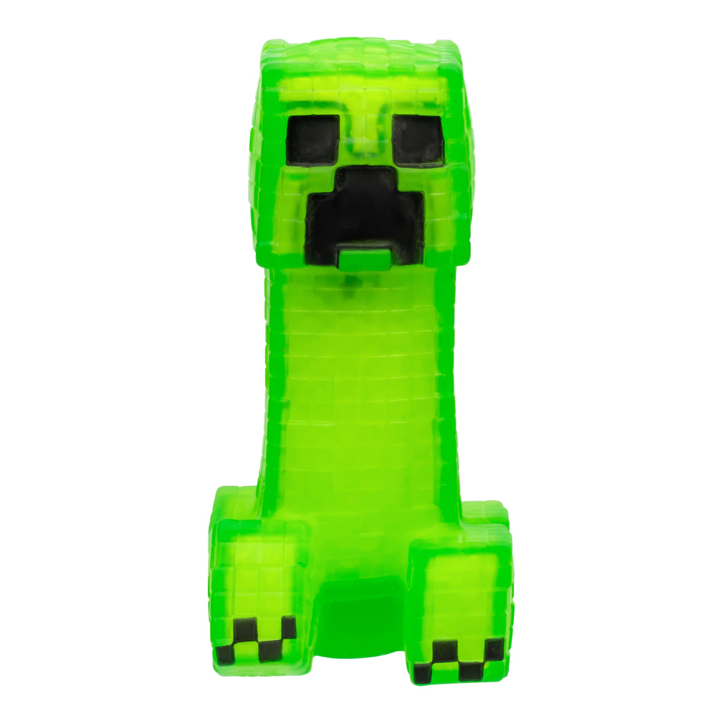 Heroes of Goo Jit Zu Paquete de 3 figuras de acción de Minecraft - Creeper, Steve, Enderman, figuras de juguete elásticas y flexibles para fanáticos de Minecraft de más de 4 años.