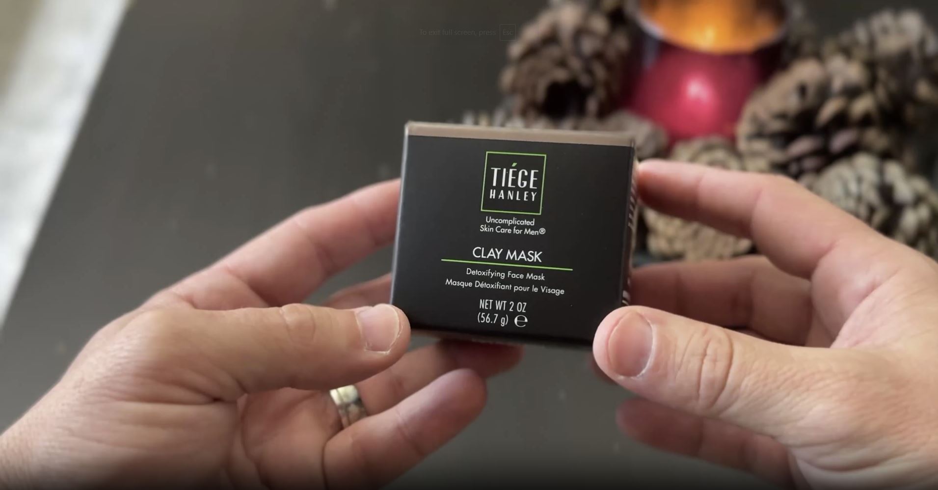 Amazon.com : Tiege Hanley Detoxifying Facial Clay Mask for Men