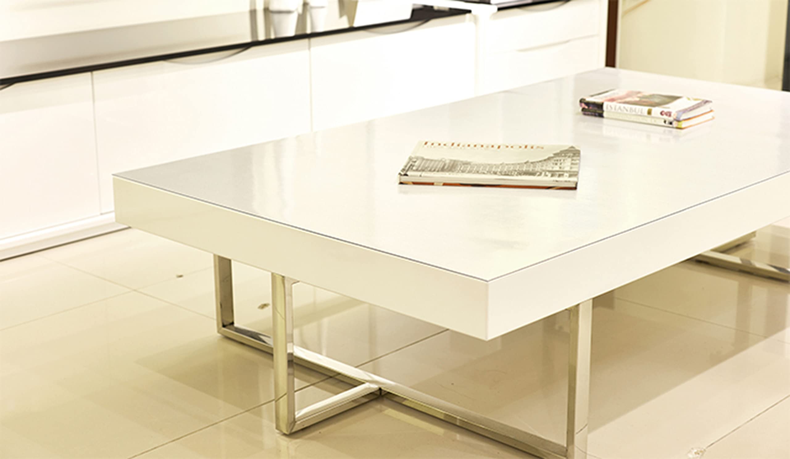 Sous-main de bureau imperméable et transparent en PVC antidérapant - Protection de table résistante à la chaleur - Pour bureau ou maison - 140 x 60 cm