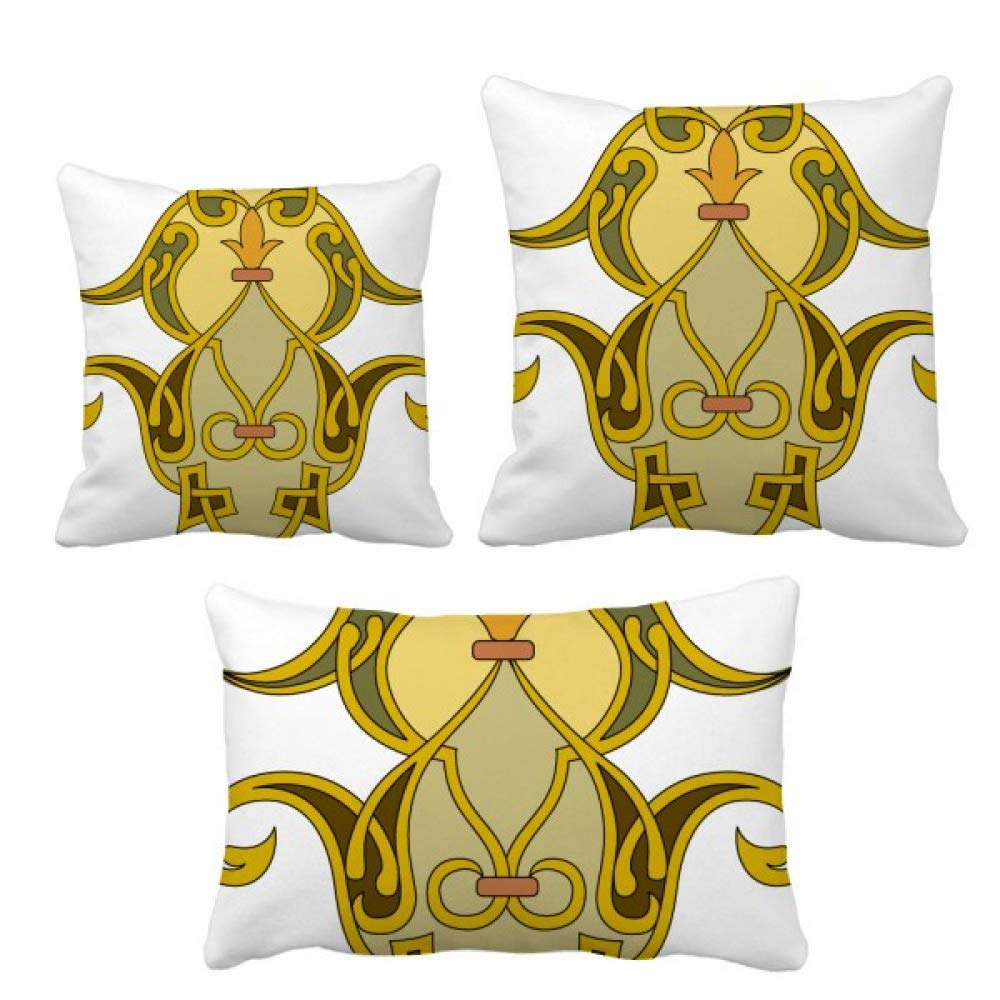 Housse de coussin baroque au design artistique raffiné