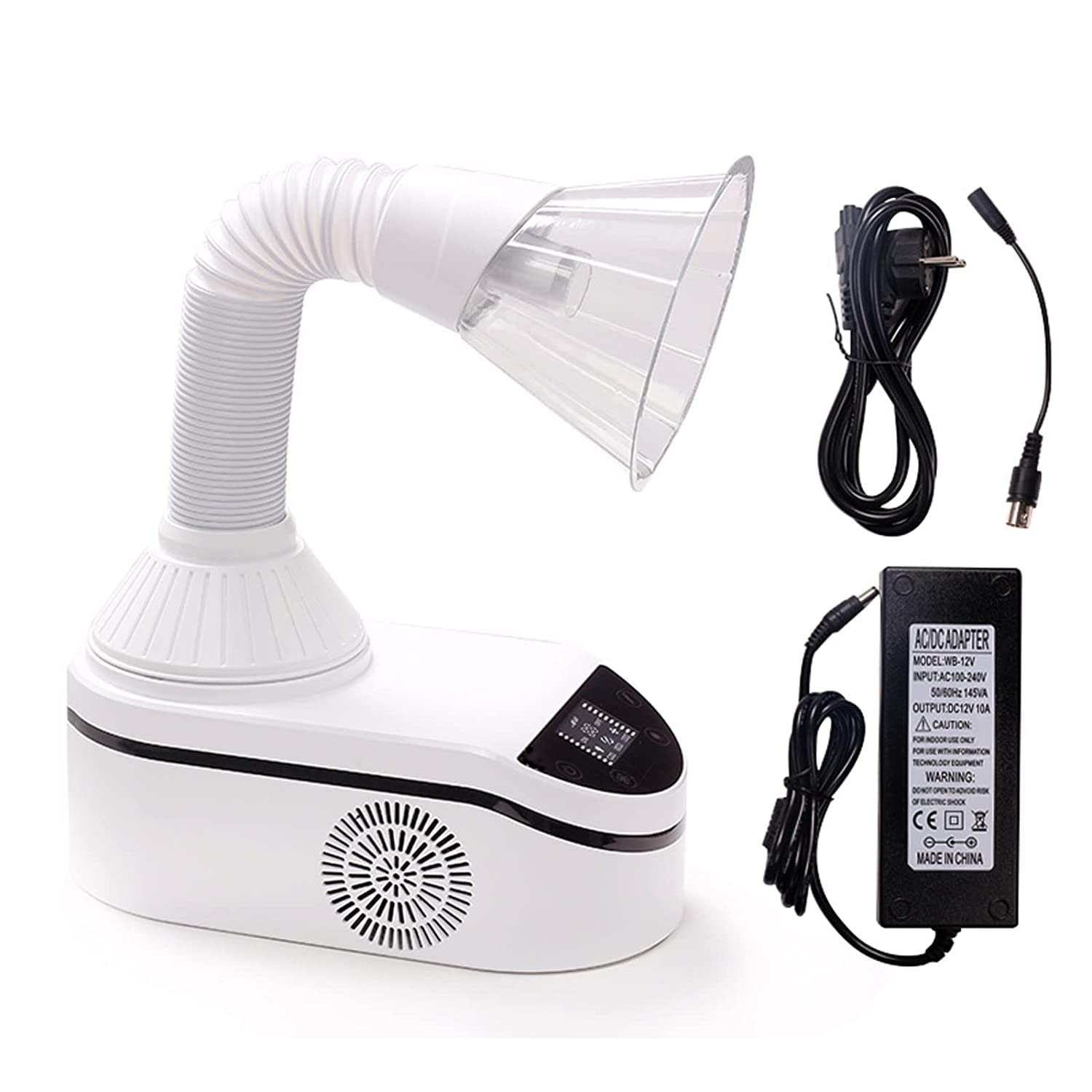 Aspirador De Polvo De Bajo Ruido De 230W, Equipo De Laboratorio Dental Colector De Polvo De Alta Potencia De Velocidad Ajustable con Succión Fuerte Y Ligera