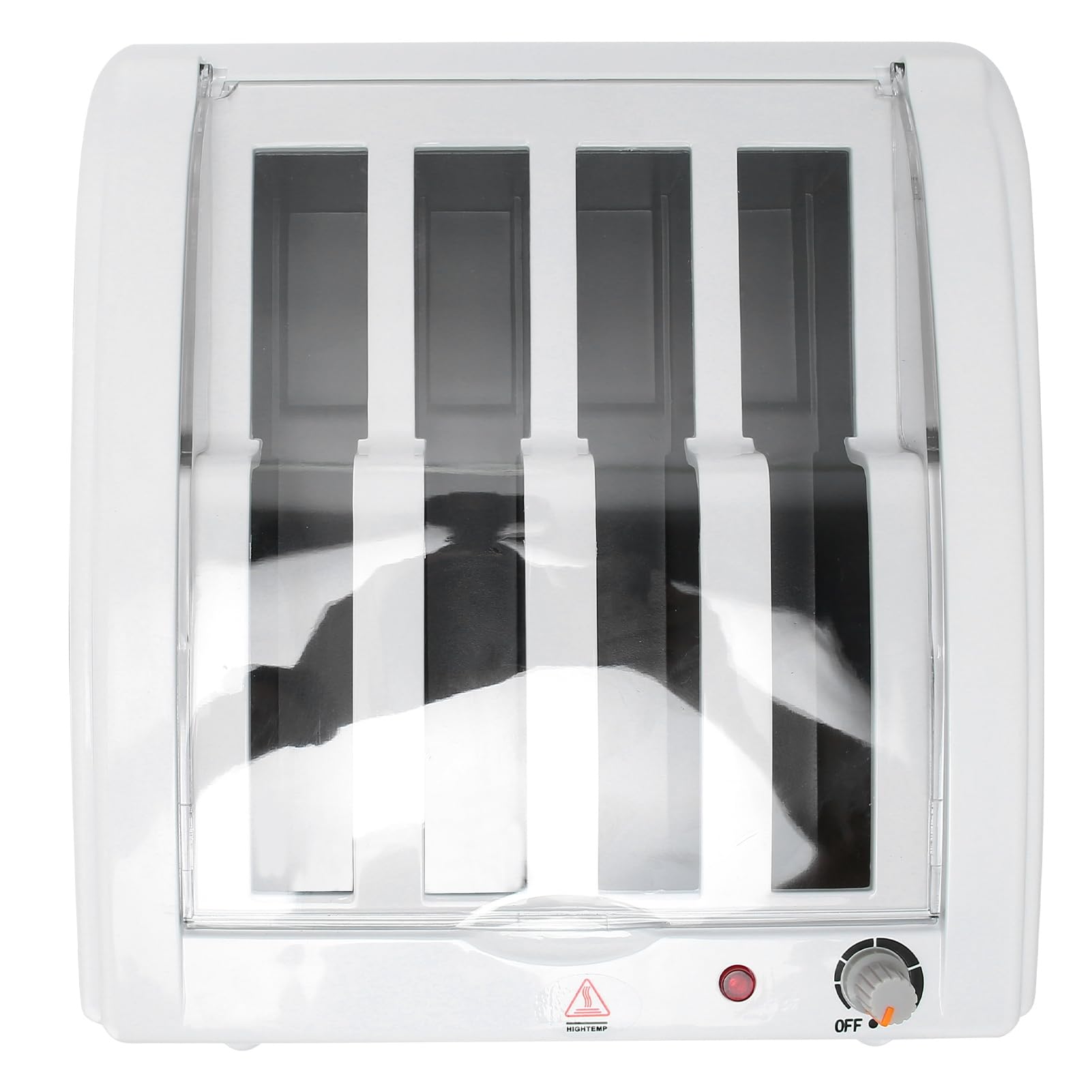 Wakects Haarwachs-Wärmer, Professionelles Wachs-Heizgerät, 200W, für Heim und Salon, Haarentfernungsgerät mit Kompaktem ABS-Design ((ohne Wachs) Europäischer Stecker 220V)