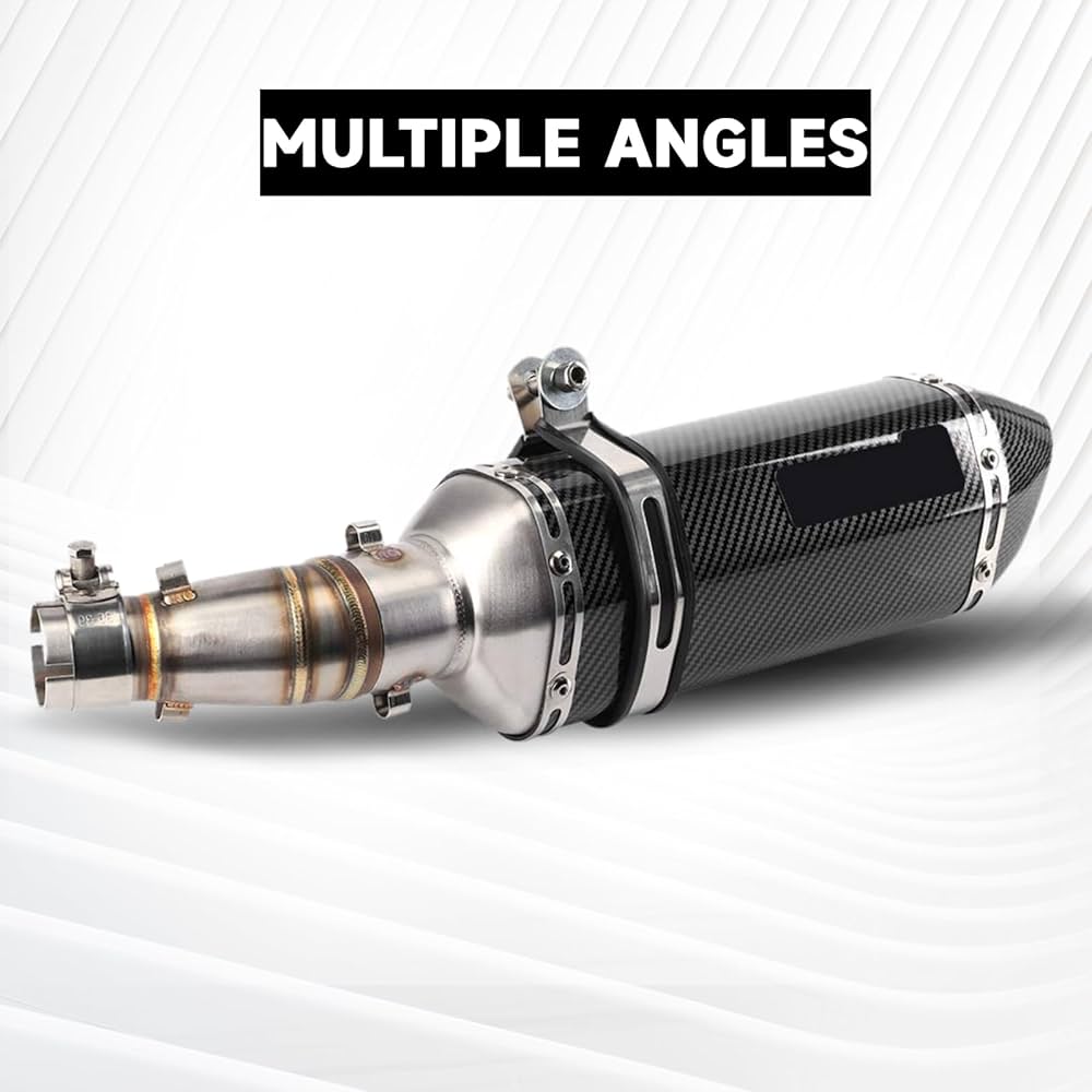 MXXA☺︎ Amazon.com: unrulysoul Motorcycle Exhaust Mid Pipe Muffler