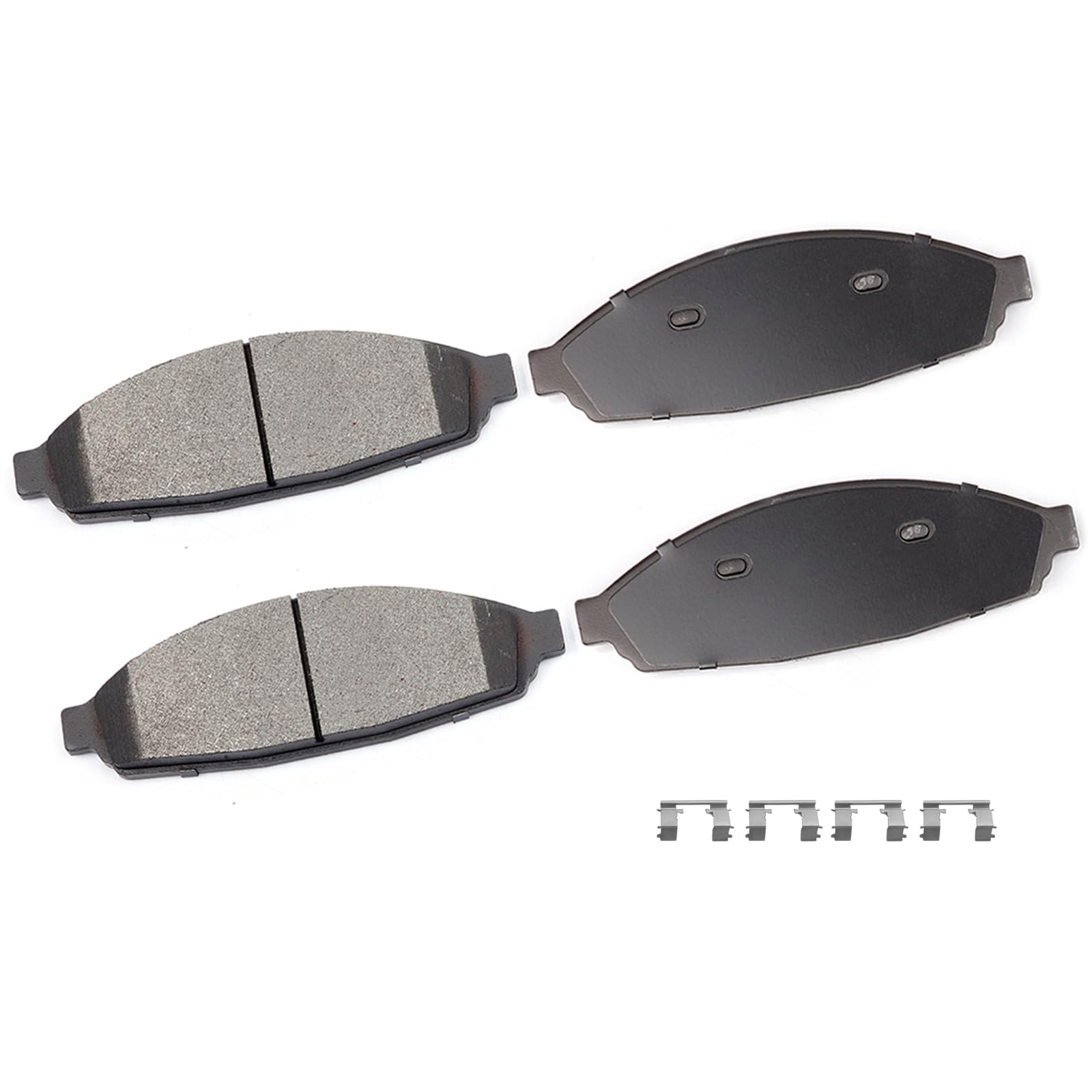 cciyu D931 Brake Pads w/Hardware Front Disc Brake Pad Set