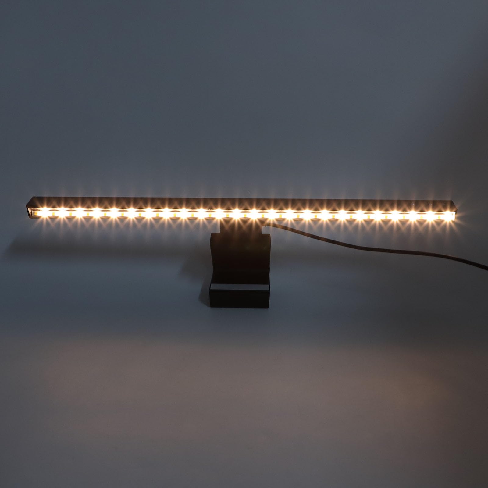 Barre Lumineuse pour Ordinateur, Lampe d'écran LED gradable Knob Clip, 15 Modes d'éclairage Contrôle Tactile pour Le Soin des Yeux Lumière d'écran alimentée par USB