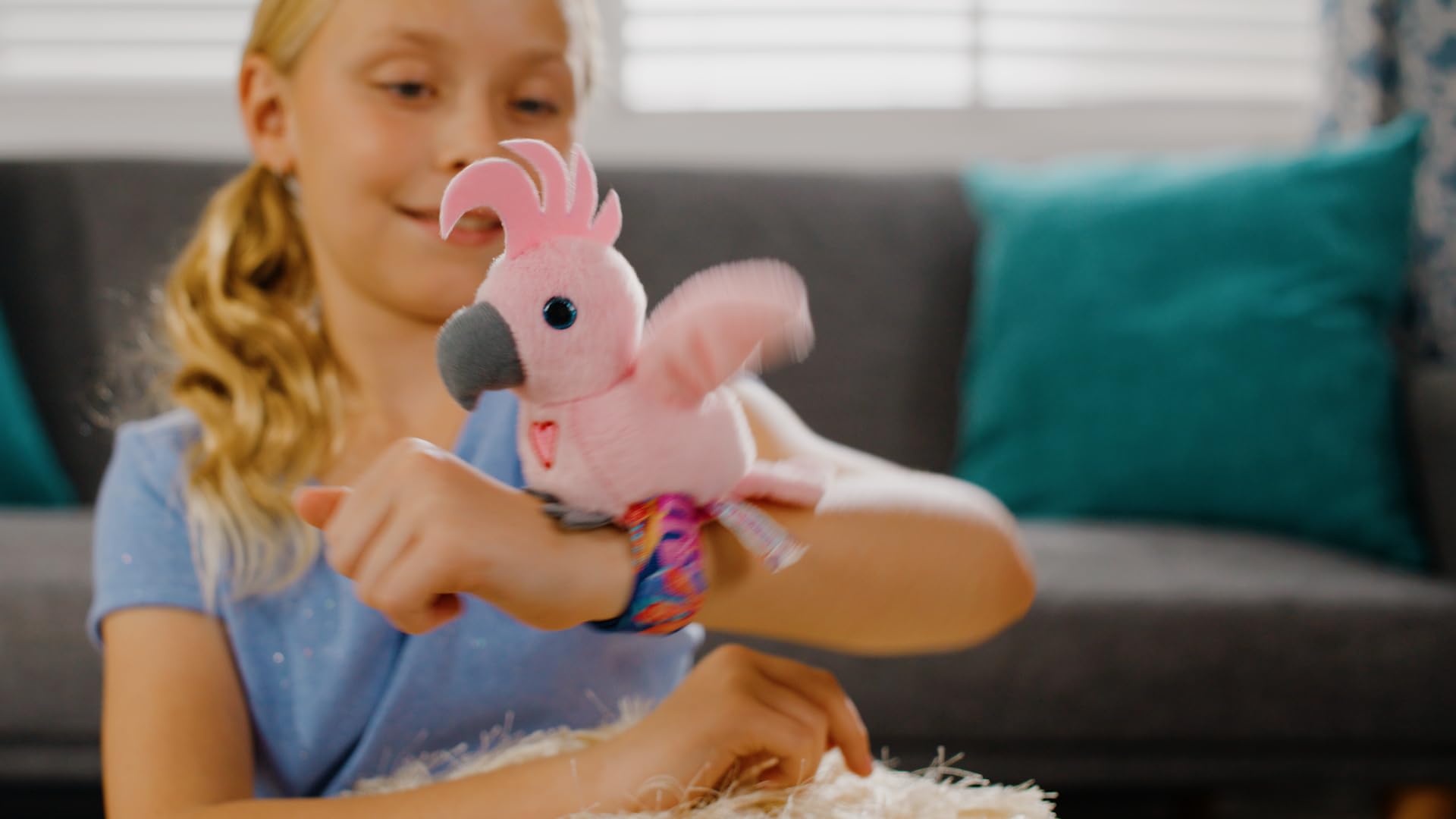 Uccello Peluche Interattivo Ricaricabile con Musica e Suoni per Bambini 18+ Mesi