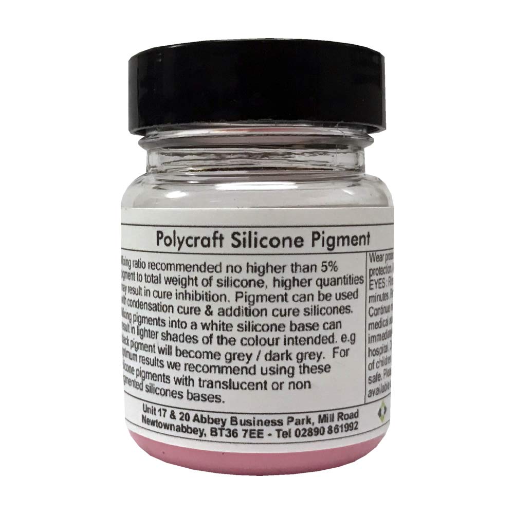 Polycraft RTV Silicone Mould Making Rubber Pigment - Pink - 25g