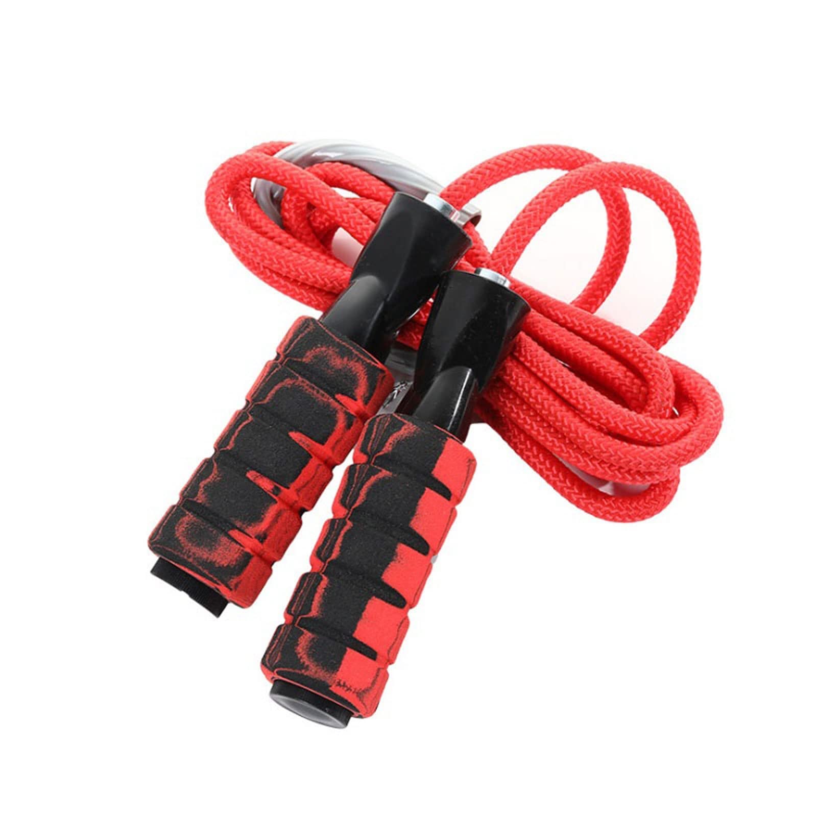 XIANGFATS Cuerda Saltar Speed Jump Rope Professional Men Women Cable de Gimnasio Alimento de Alambre de Acero omitiendo Cuerdas Ajuste de Fitness Cuerdas