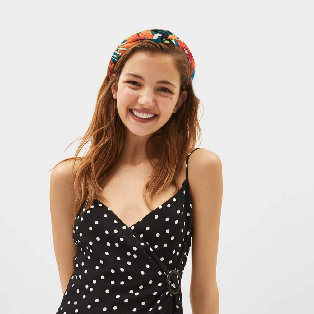 TOBATOBA Knotted Headbands for Women, 10 Pack Floral Bow Knot Twist Turban Headbands - Wide, No Slip Diademas Para Mujer De Moda - Image 3
