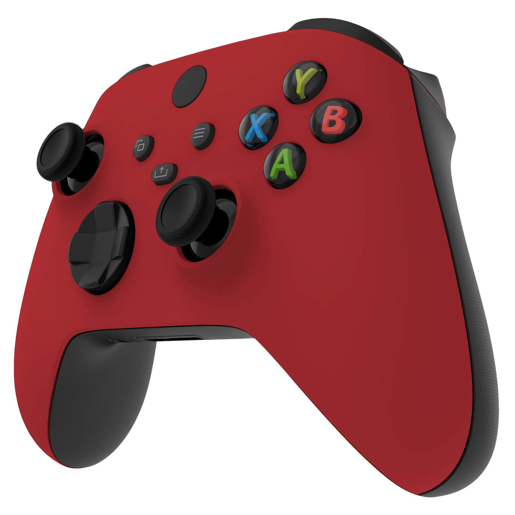 eXtremeRate Replacement Shell for Xbox Series X & S Controller - Personalized Upgrade - Passion Red Soft Touch Grip Custom Cover Case Faceplate for Xbox Core Controller [Controller NOT Included] — view 5