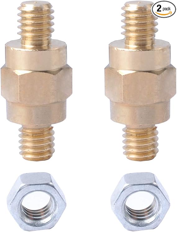 OEM TYPE 2 GM TYPE SIDE POST BATTERY CABLE RETAINER BOLTS,3/8"THREAD 5/