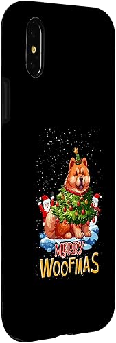 Miniatura 9 de iPhone 15 Plus Chow Chow Merry Christmas Tree Lights Dog X-Mas Dogs Case