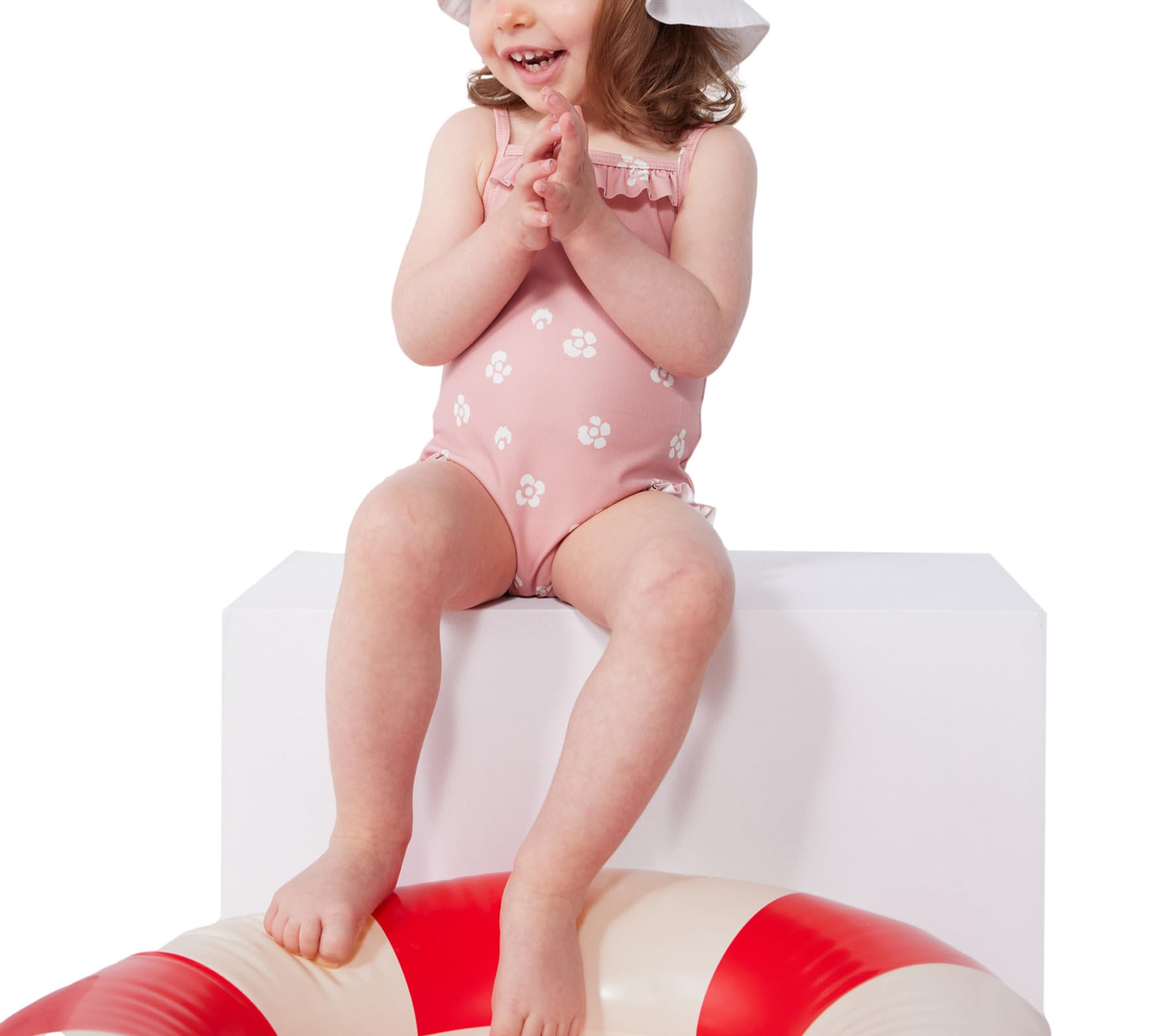 Petit Bateau Maillot De Bain 1 Pièce Bébé Fille
