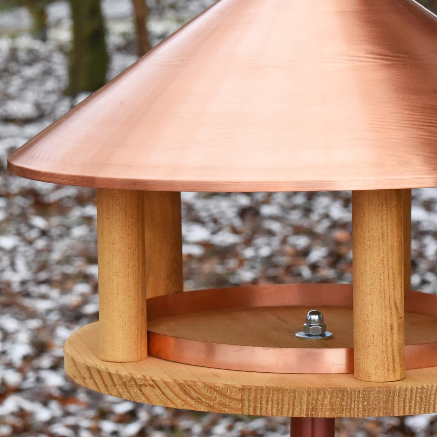 VOSS.garden Casa para pájaros Copenhague Diseño danés 40cm de diámetro Comedero para pájaros