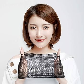 Amazon.co.jp: ウィッグネット コスプレ 筒型 黒 5個セット