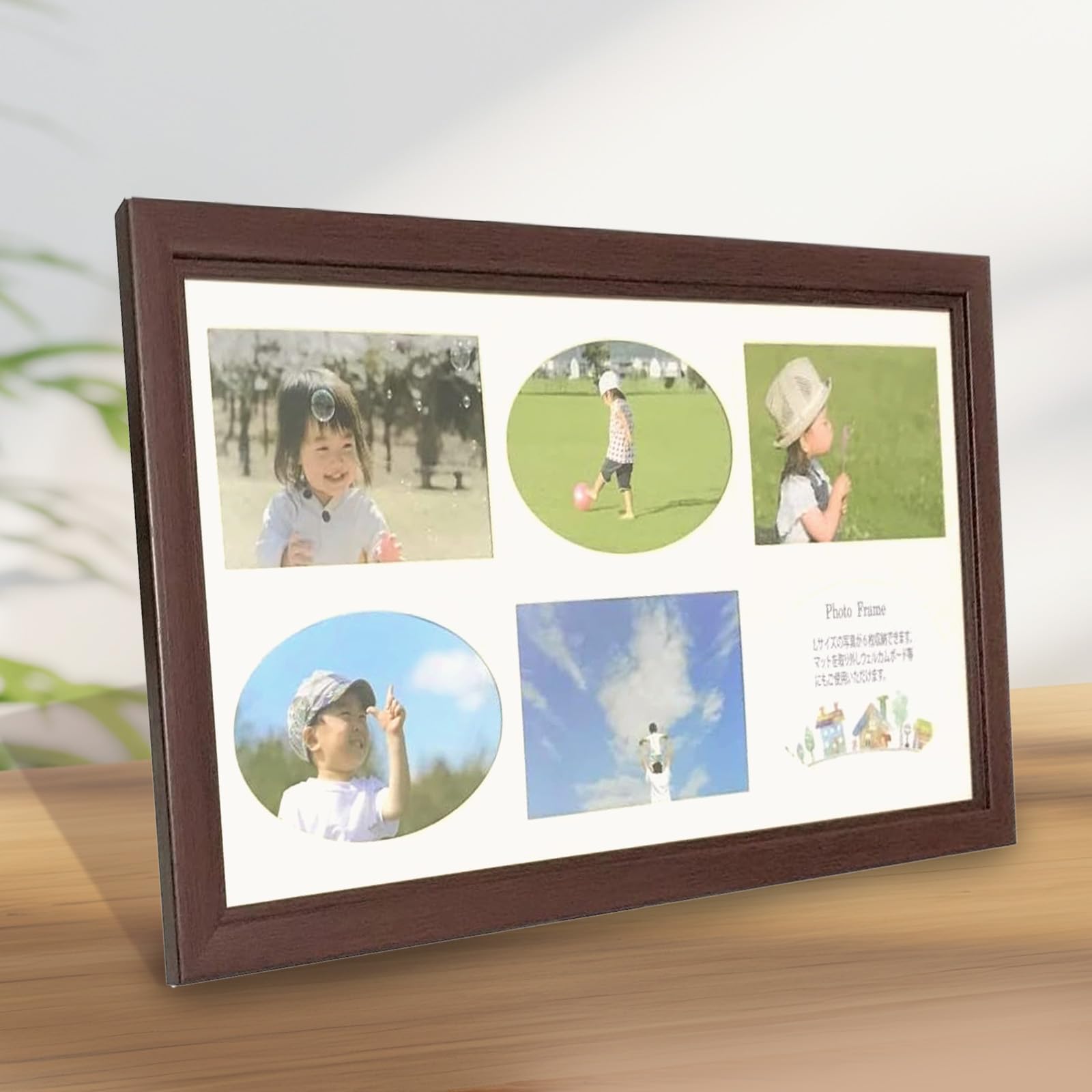Amazon.co.jp: 互陽 多面 フォトフレーム ファミリー ワイドタイプ