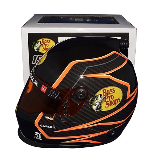 AUTOGRAPHED 2020 Martin Truex Jr. #19 Bass Pro Shops Toyota Team (Joe Gibbs Racing) NASCAR Cup Series Signed NASCAR Replica Mini Helmet with COA