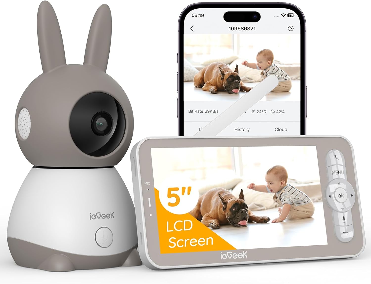 ieGeek 2K Baby Monitor