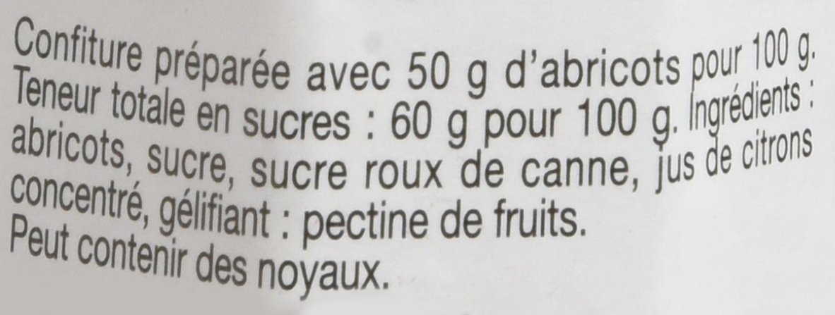 Bonne Maman Pot Confiture Abricot 15 x 30 g