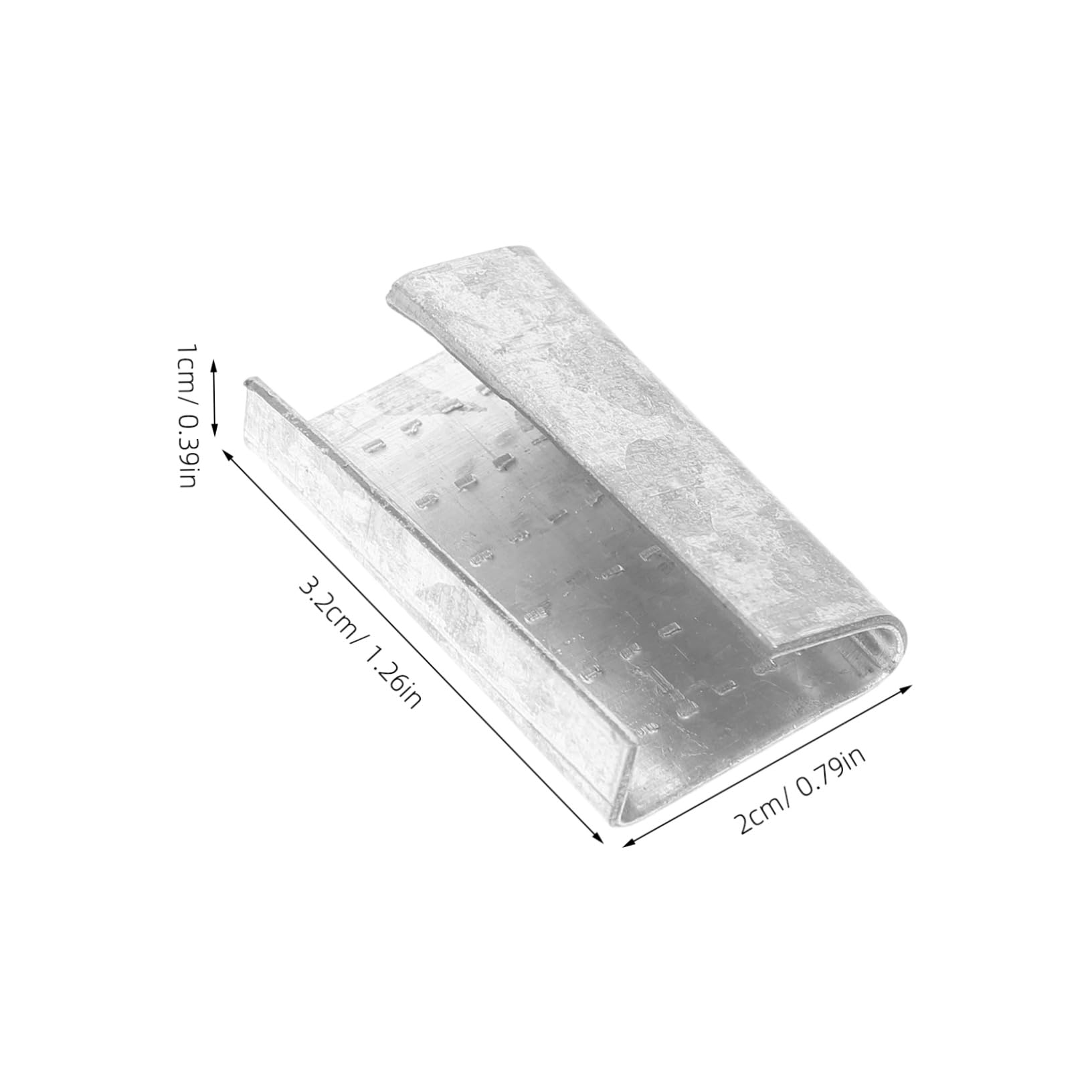 TOPPERFUN 1Set Banding Clips with Metal Buckles for Portable Banding Gripper Strap Clips for Securing Heavy Packaging and Strapping Applications