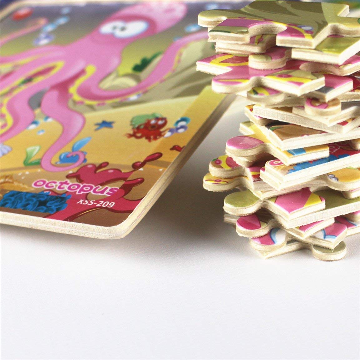 Wooden Jigsaw Puzzles for Kids Age 35 Year Old Puzzles for Toddler